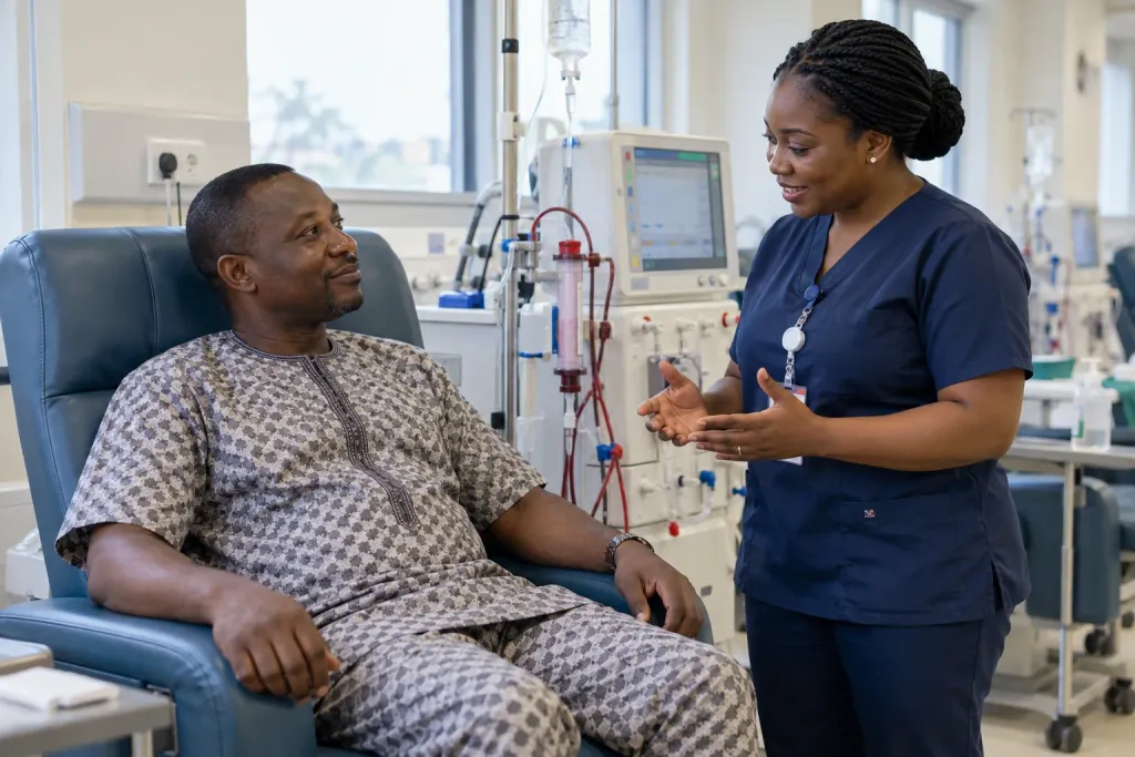 Starting haemodialysis: what to expect before, during and after your first session